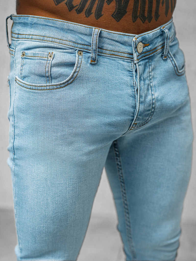 Ανδρικό τζιν παντελόνι μπλε OZONEE O/426SP