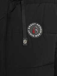 Ανδρικό μπουφάν mαύρος OZONEE JS/31M5077/392