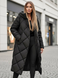 Γυναικείο μπουφάν μαύρο OZONEE JS/5M3173/392Z