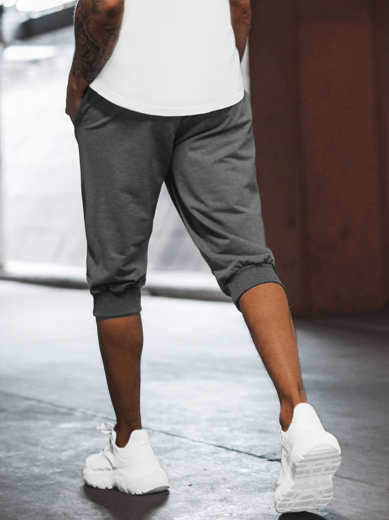 Ανδρικό σόρτς φόρμας γραφίτη OZONEE JS/XW07/5Z