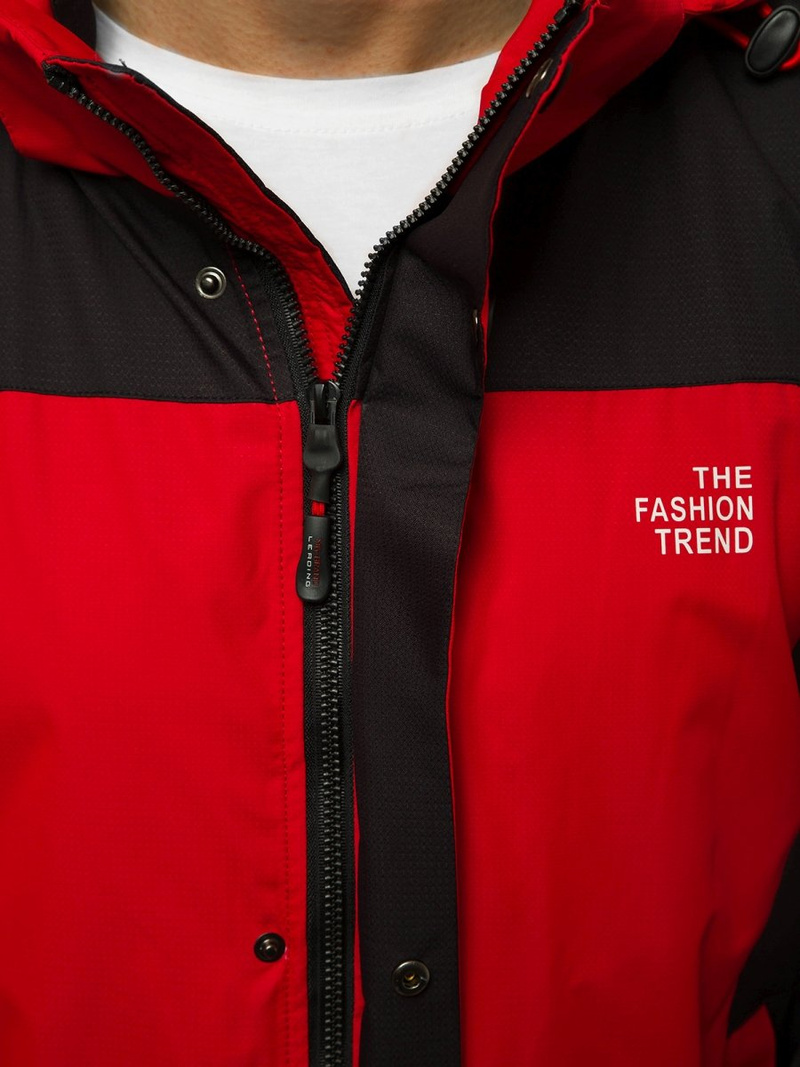 Ανδρικό μπουφάν Κόκκινο OZONEE MG/2512