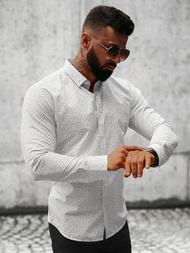 Ανδρικό πουκάμισο άσπρη/1 OZONEE O/CLS349