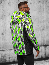 Ανδρικό μπουφάν καμουφλάζ-πράσινο OZONEE JS/M36/406