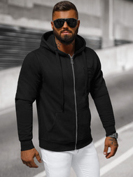 Ανδρικό Φούτερ με kουκούλα μαύρο OZONEE NB/MF2003