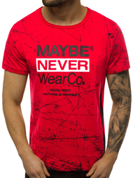 Ανδρικό μπλουζάκι Κόκκινο OZONEE JS/SS10915