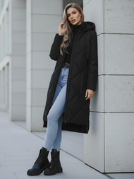 Γυναικείο μπουφάν μαύρο OZONEE JS/5M3168/392Z