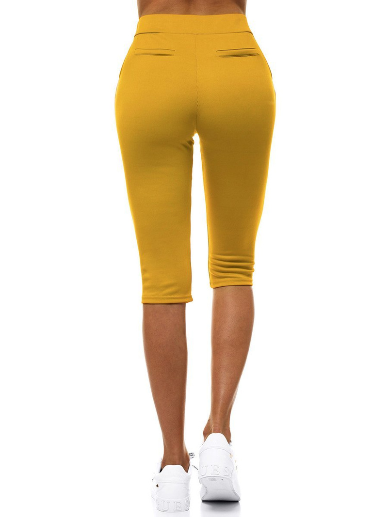 Γυναικείο κοντό κολάν κάμελ OZONEE JS/1027/B10