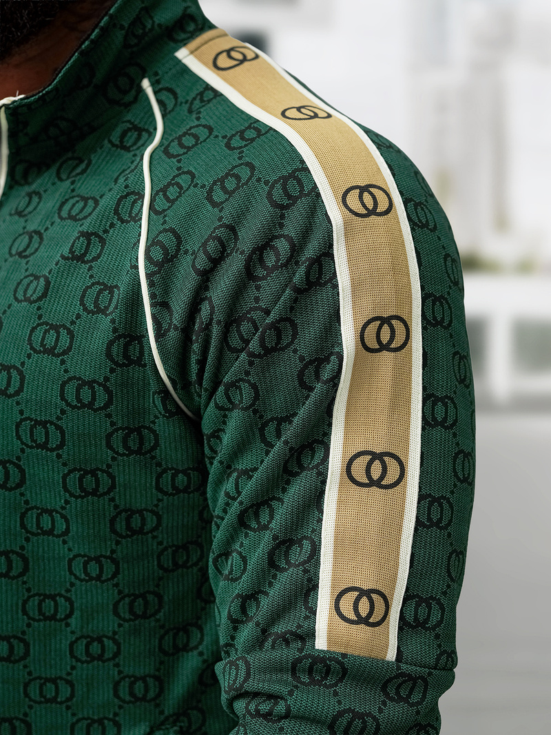 Ανδρικό σετ φόρμας Πράσινος OZONEE O/FF5110AB