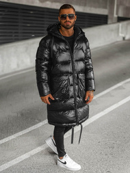 Ανδρικό χειμερινό μπουφάν μαύρη OZONEE O/M3205Z