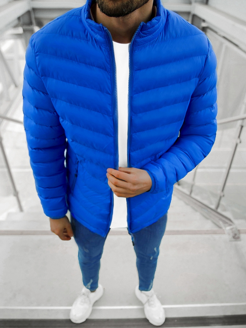 Ανδρικό μπουφάν μπλε OZONEE JS/SM70