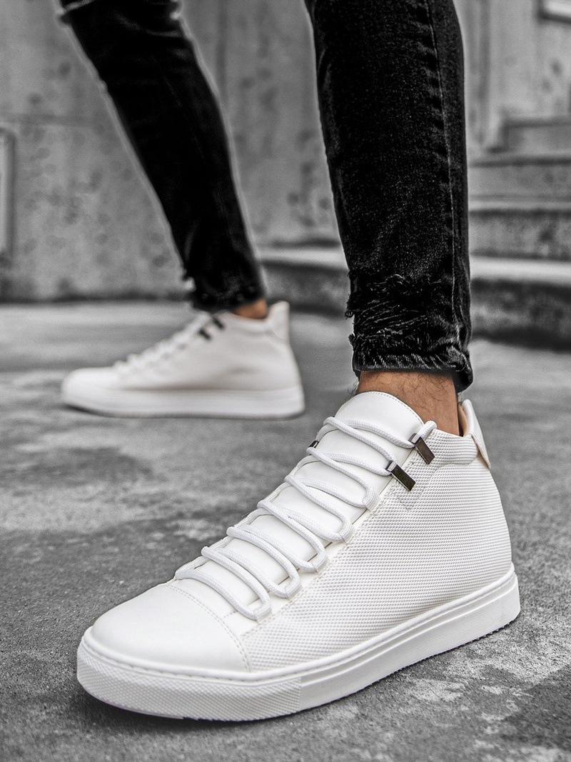 Ανδρικά ψηλά Sneakers λευκό OZONEE G/222
