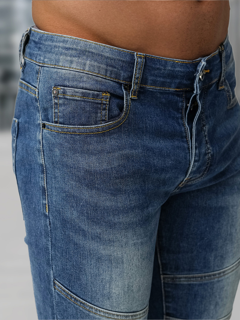 Ανδρικό τζιν παντελόνι Σκούρο μπλε OZONEE NB/MP0082BS