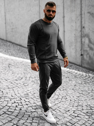 Ανδρικό σετ φόρμας μαύρο OZONEE O/12129