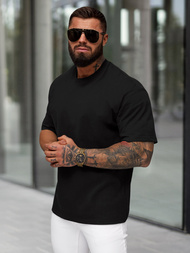 Ανδρικό μπλουζάκι μαύρο OZONEE JS/67T1298/3