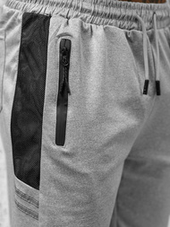 Ανδρικό σόρτς φόρμας γκρι OZONEE JS/8K280