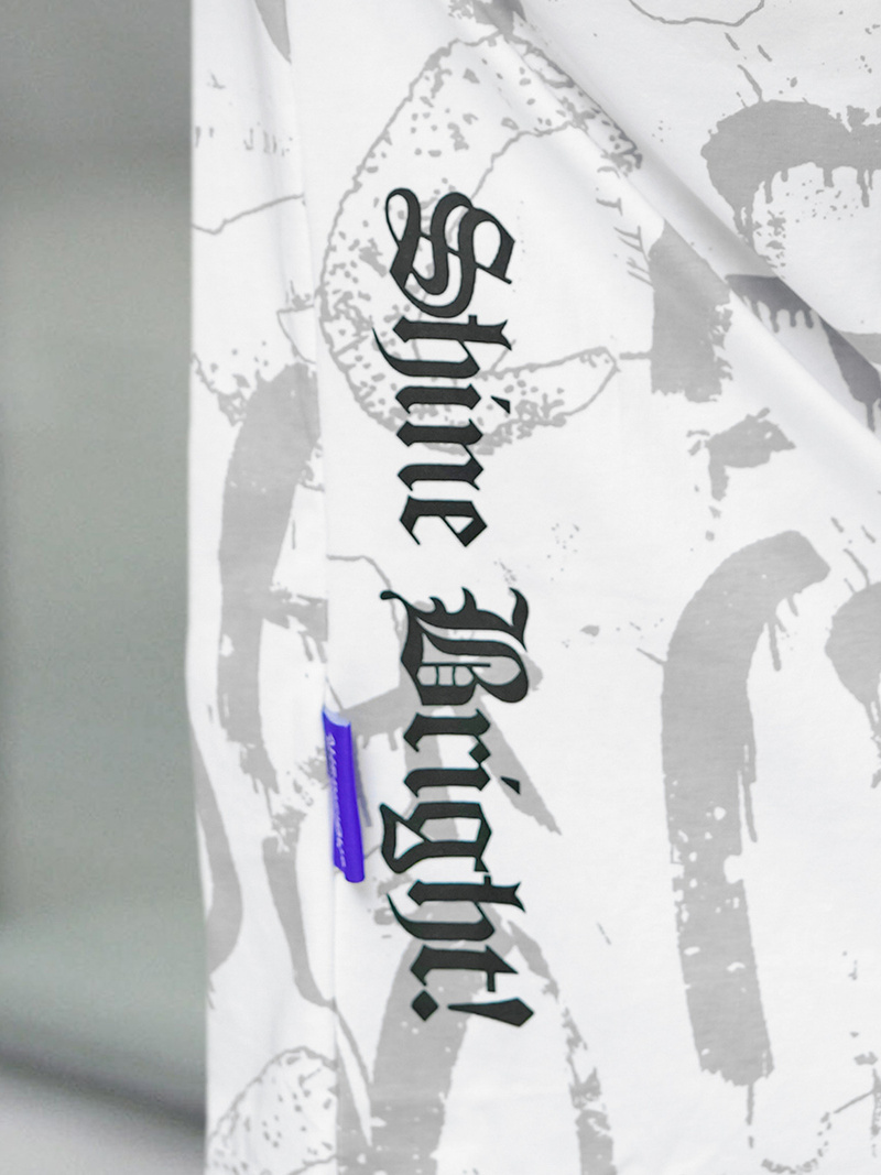 Ανδρικό μπλουζάκι λευκό OZONEE O/YN2/621