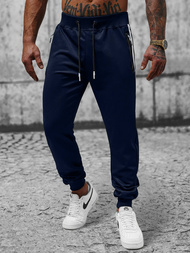 Ανδρικό παντελόνι φόρμας ναυτικό μπλε OZONEE JS/8K181