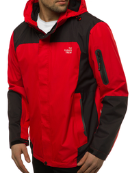 Ανδρικό μπουφάν Κόκκινο OZONEE MG/2512