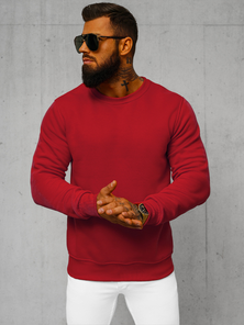 Ανδρικό Φούτερ σκούρο Κόκκινο OZONEE JS/2001-10Z