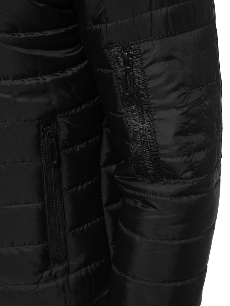 Ανδρικό μπουφάν μαύρο OZONEE JS/MY22Z