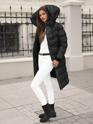 Γυναικείο μπουφάν μαύρο OZONEE JS/M736/392Z