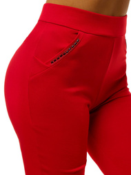 Γυναικείο κοντό κολάν Κόκκινο OZONEE JS/1027/E5