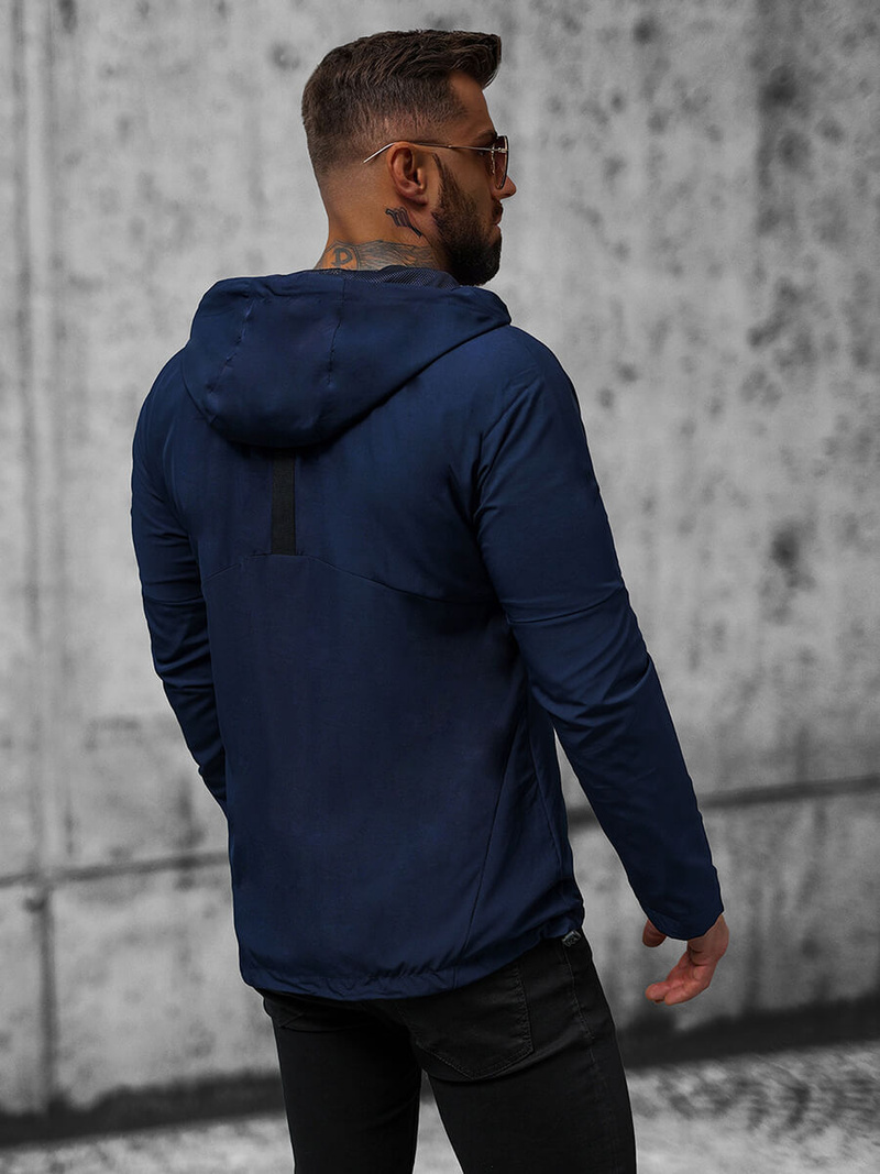 Ανδρικό χειμερινό μπουφάν ναυτικό μπλε OZONEE JS/HM144/4