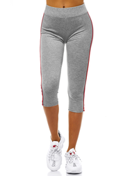 Γυναικείο κοντό κολάν γκρι OZONEE JS/1037/A3