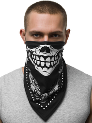 Ανδρική μπαντάνα μαύρο OZONEE BND105