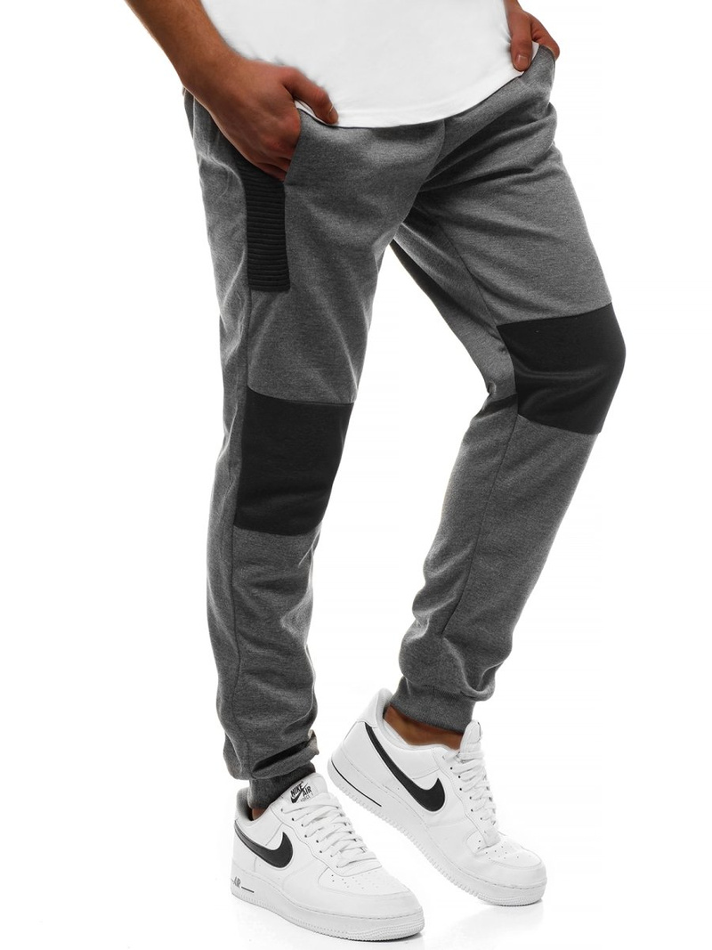 Ανδρικό παντελόνι φόρμας γραφίτη OZONEE JS/JZ11015