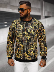 Ανδρικό Φούτερ μαύρο OZONEE O/D7147Z