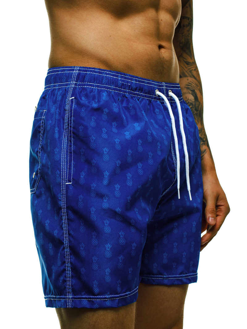 Ανδρικό μαγιό μπλε κοβαλτίου OZONEE JS/ST021