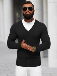 Ανδρικό πουλόβερ μαύρο OZONEE NB/MM6006/4Z