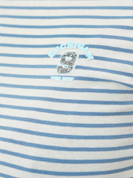 Γυναικείο μπλουζάκι Λευκό και μπλε OZONEE JS/R61604