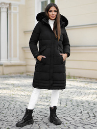 Γυναικείο μπουφάν μαύρο OZONEE O/W377Z