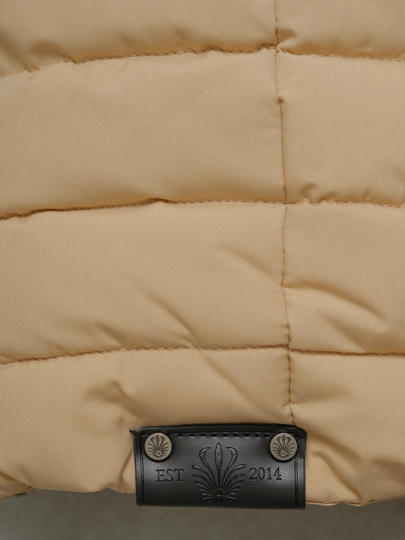 Γυναικείο μπουφάν μπεζ OZONEE O/W377Z