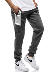 Ανδρικό παντελόνι φόρμας γραφίτη OZONEE JS/JZ11011