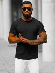 Ανδρικό μπλουζάκι μαύρο OZONEE O/7766T