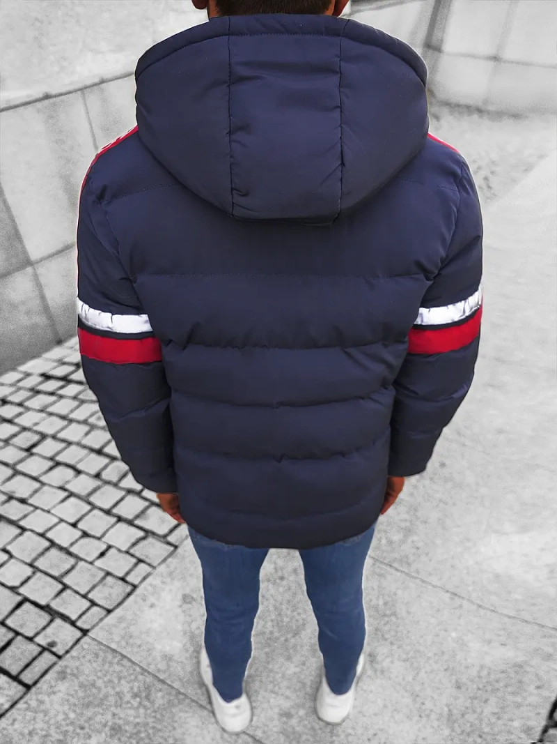 Ανδρικό χειμερινό μπουφάν ναυτικό μπλε OZONEE JS/M8103