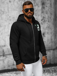 Ανδρικό Φούτερ με kουκούλα μαύρο OZONEE NB/MF2006