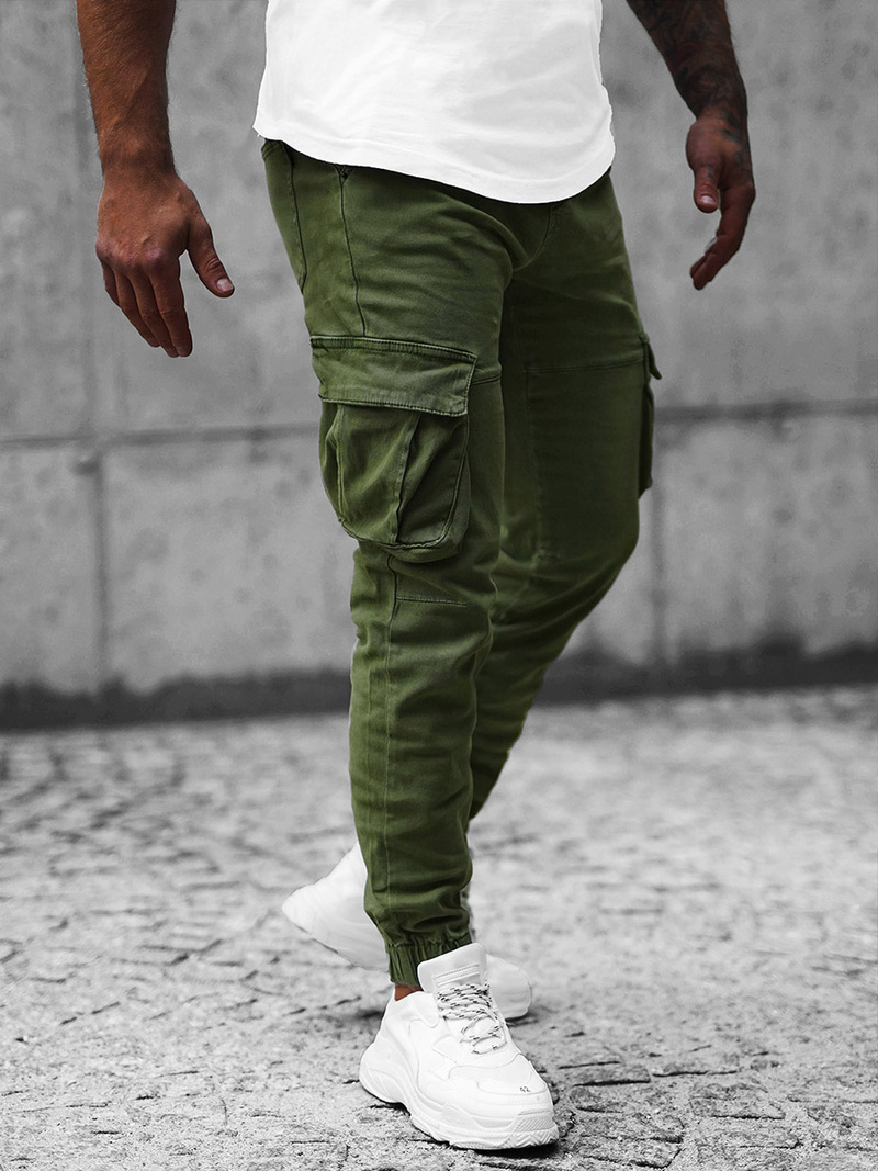 Ανδρικό παντελόνι jogger Πράσινος OZONEE NB/MP0105MV