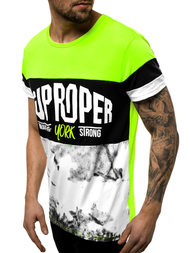 Ανδρικό μπλουζάκι πράσινο OZONEE JS/KS1974