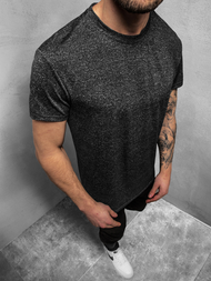 Ανδρικό μπλουζάκι σκούρο-γραφίτη OZONEE JS/S01Z