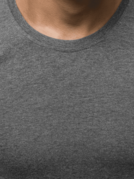 Ανδρικό μπλουζάκι με μακριά μανίκια γραφίτη OZONEE O/1209Z