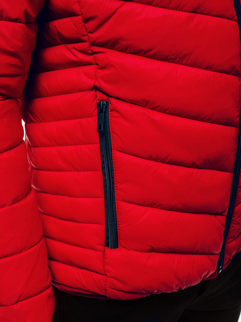 Ανδρικό μπουφάν Κόκκινο OZONEE JB/JP1137