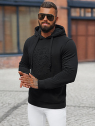 Ανδρικό Φούτερ με kουκούλα μαύρο OZONEE NB/MF2012