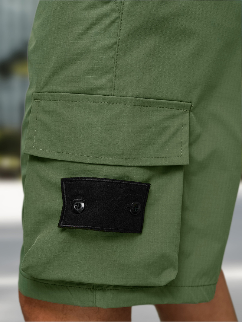 Ανδρικό σορτς χακί OZONEE JS/27K6538/60