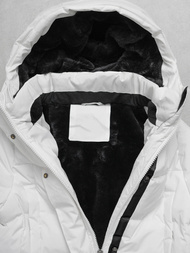 Γυναικείο μπουφάν λευκό OZONEE JS/5M3233/281