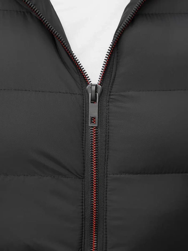 Ανδρικό αμάνικο μπουφάν μαύρο OZONEE JS/M805/392