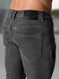 Ανδρικό τζιν παντελόνι γραφίτη OZONEE NB/MP0191G